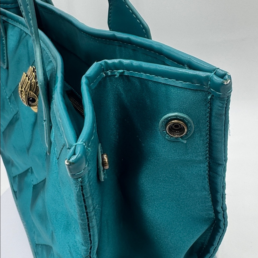 Kurt Geiger London Teal Quilted Tote Bag - Picture 16 of 17